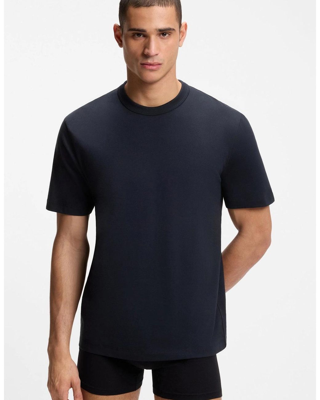 Boss Blue 3 Pack H Taut T-Shirts Multicolour for men