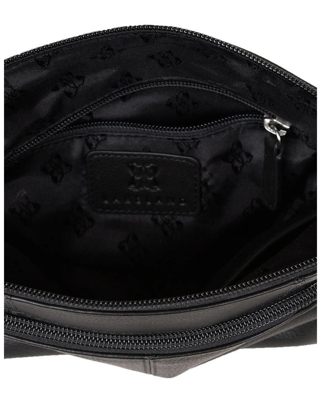 Lakeland Leather White Raven Cross Body Bag