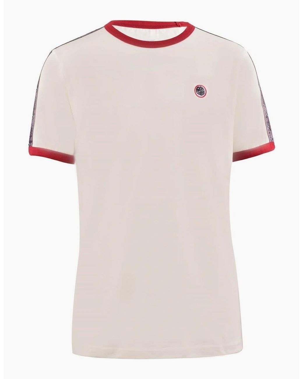 Pretty Green Pink Eclip Tape Regular Fit T-Shirt for men