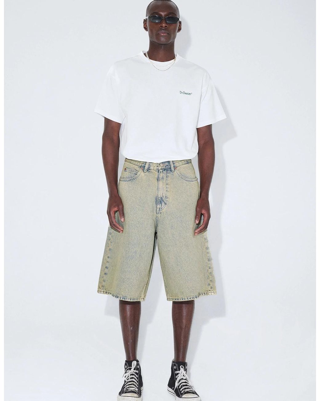 Dr. Denim Gray Omar Denim Shorts