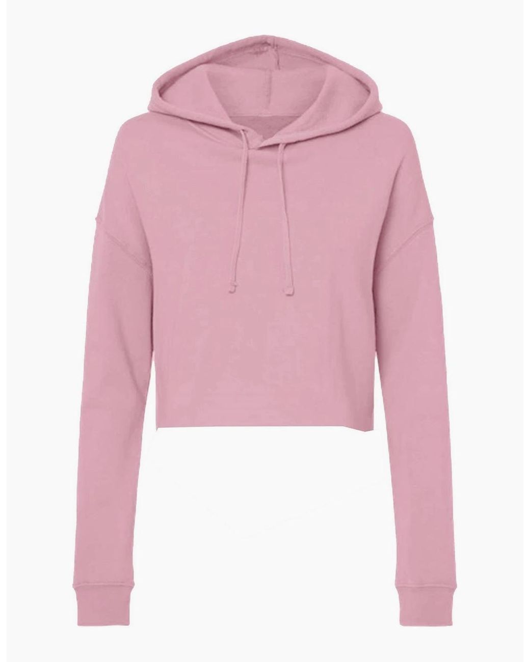 Miso Pink Cropped Hoodie