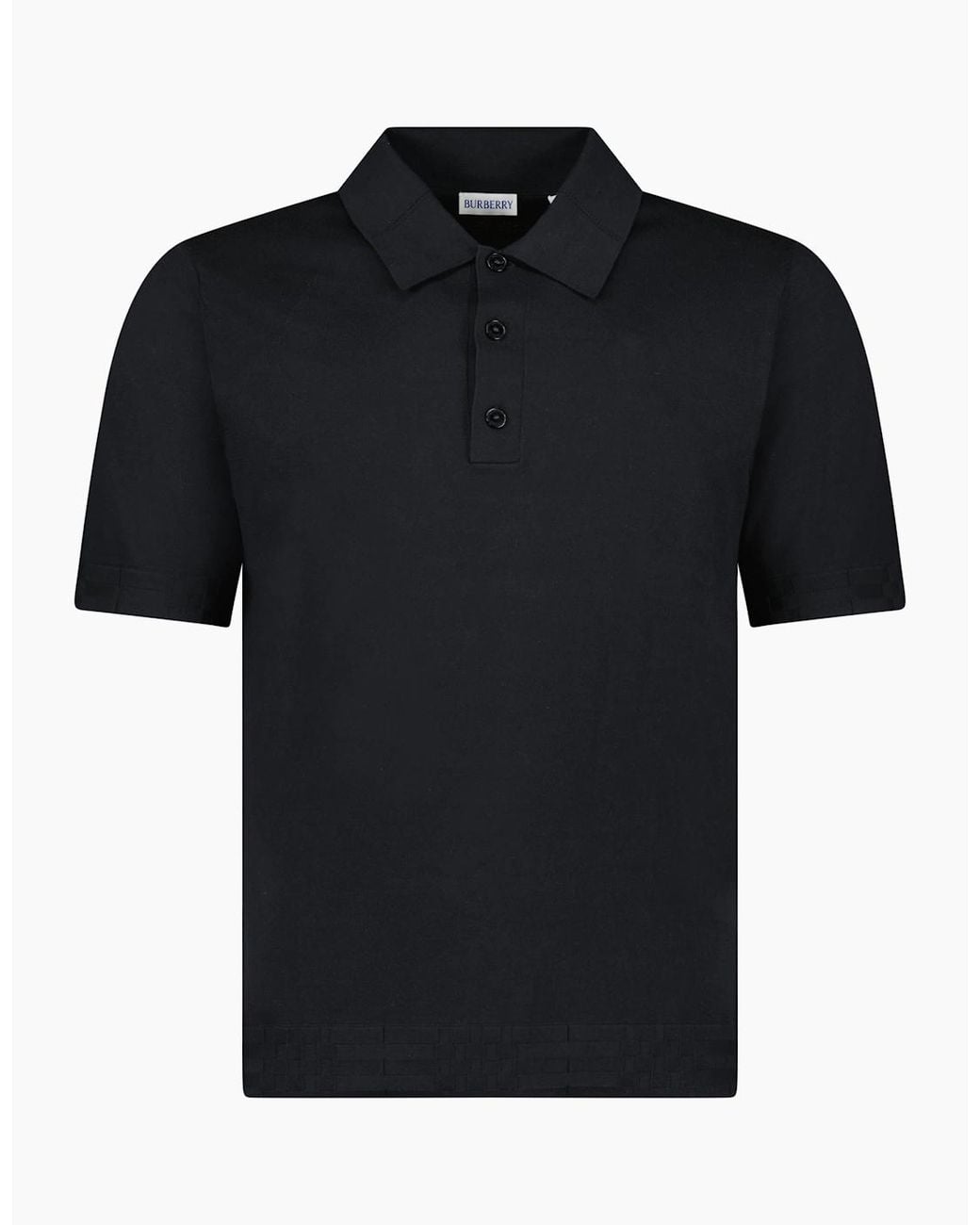 Burberry Black Kieran Polo Shirt for men