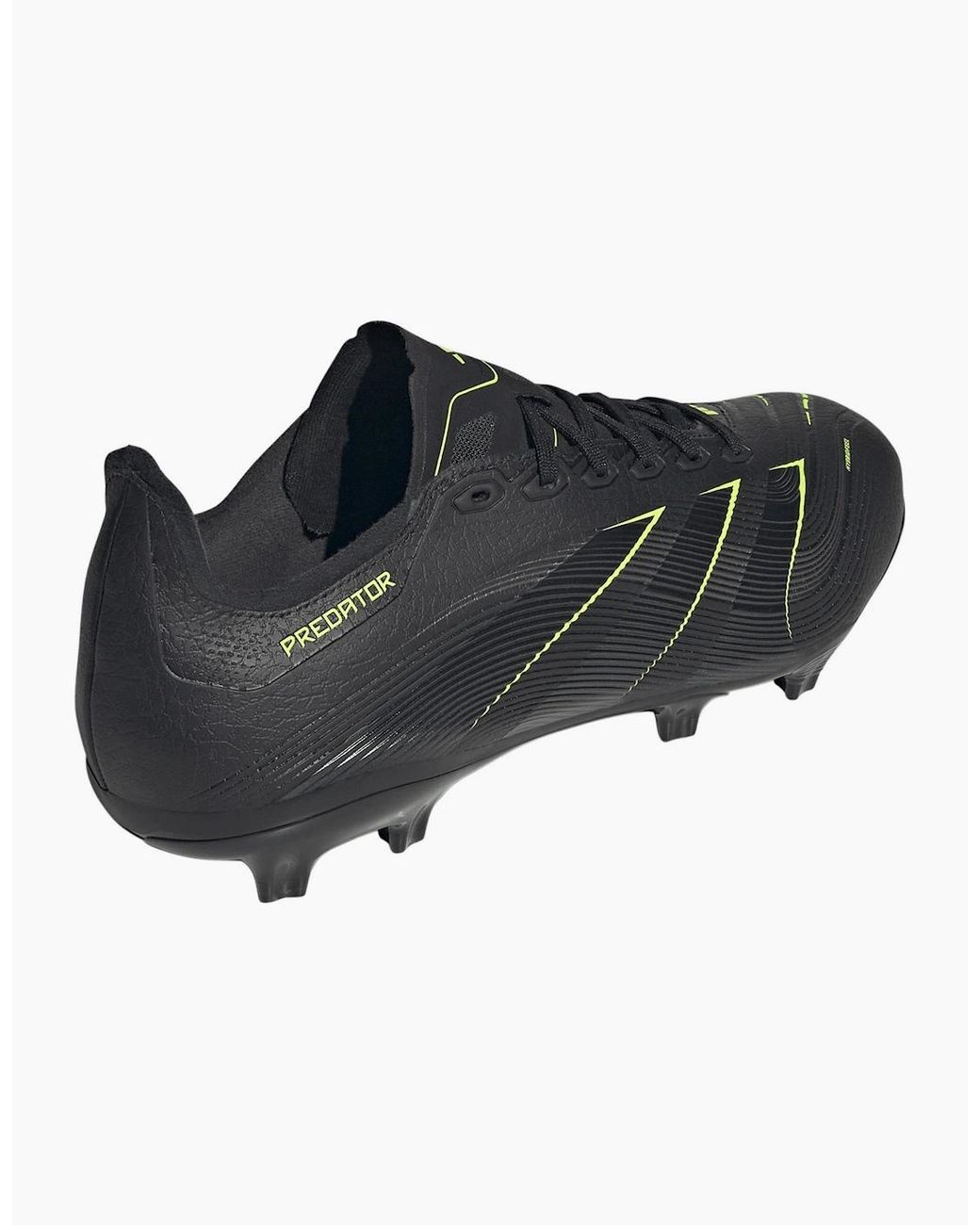 Adidas Predator Black Predator Firm Ground Low Top Sneakers for men