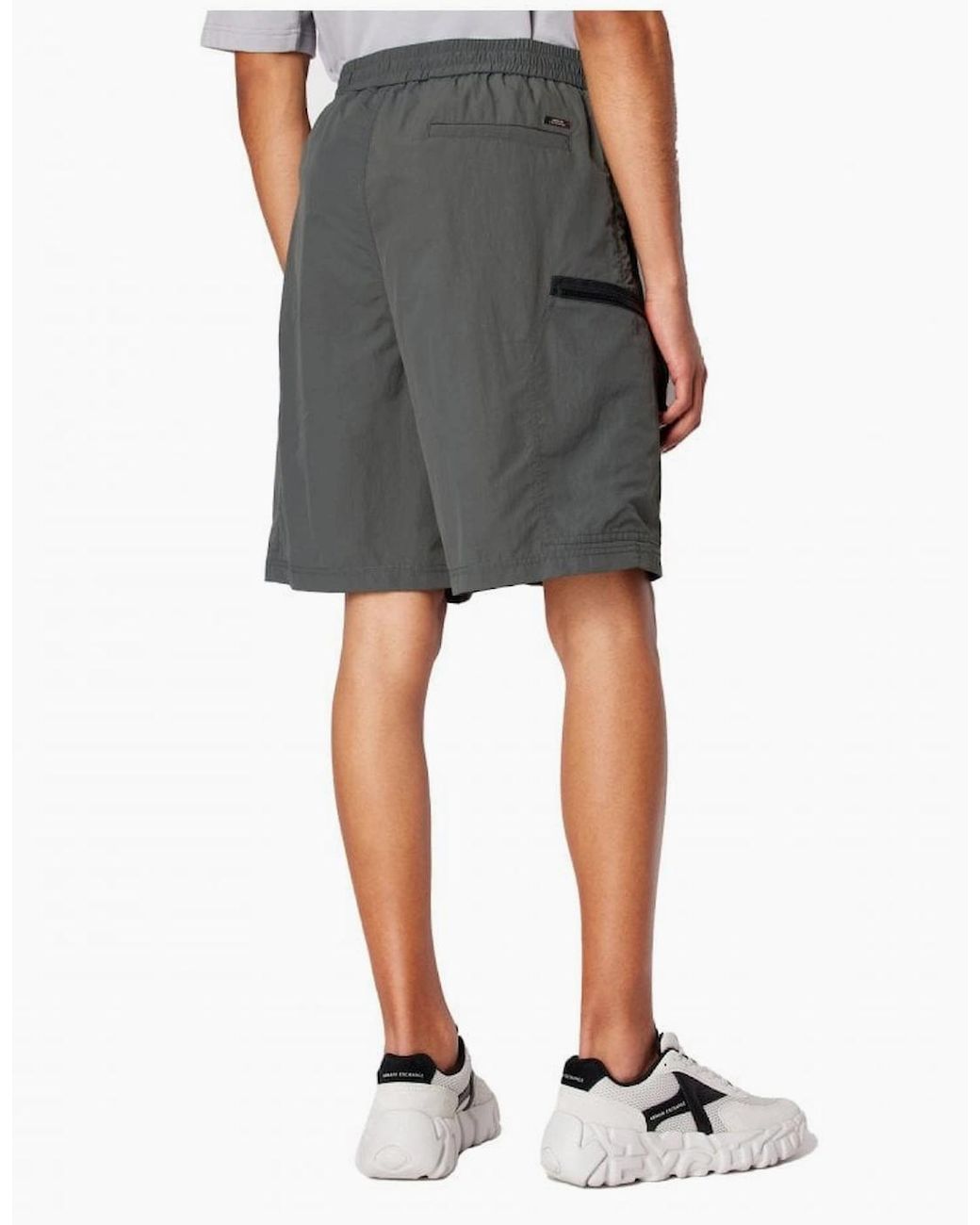 ARMANI EXCHANGE Gray Shorts Urban Chic for men