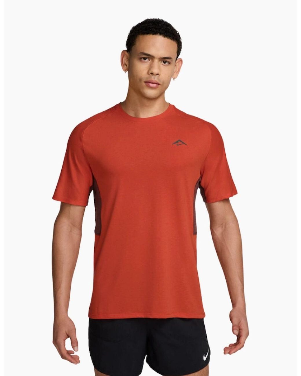 Nike Red Trail Solar Chase Dri-Fit T-Shirt for men