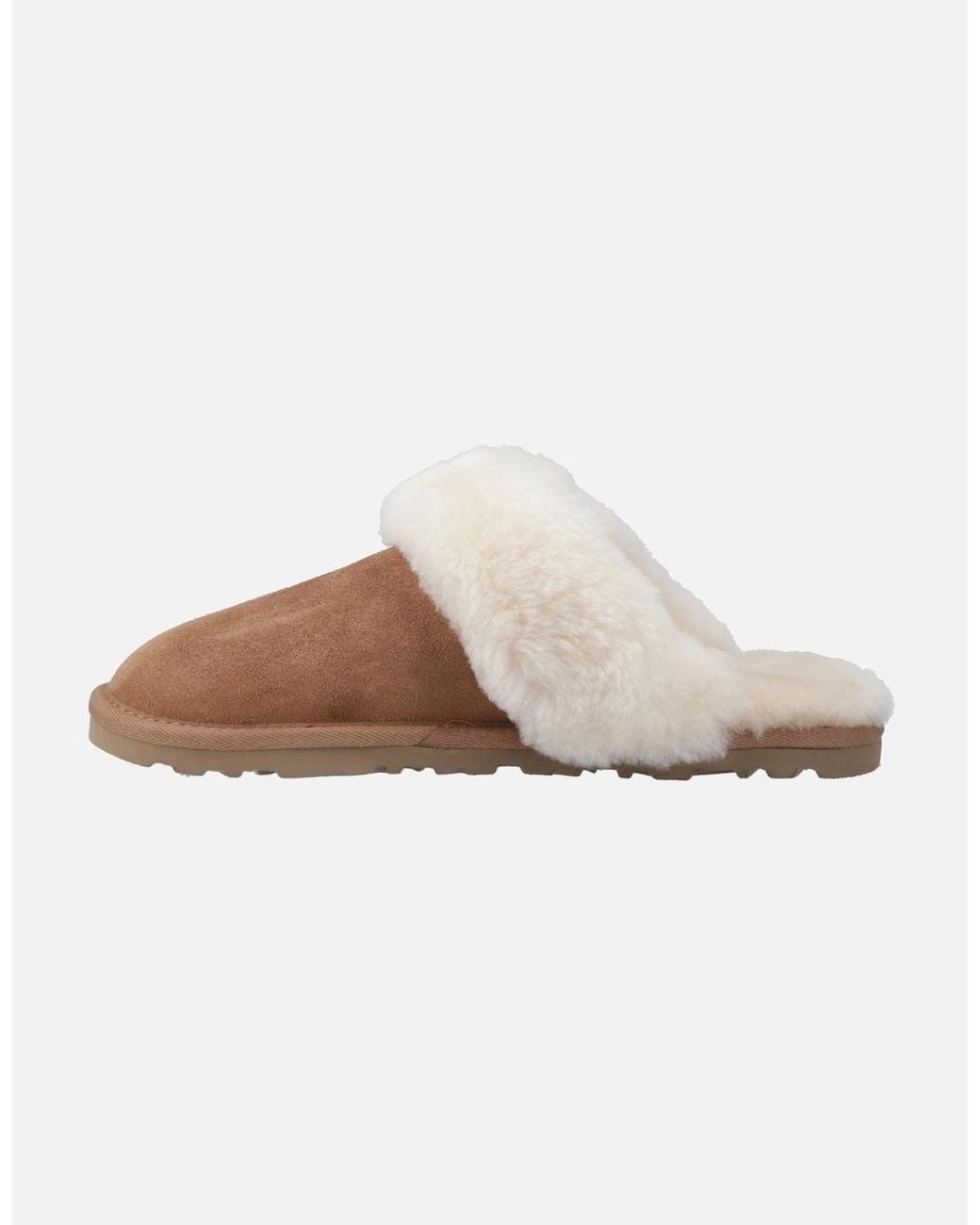 Hush Puppies Brown Samantha Suede Tan Slippers