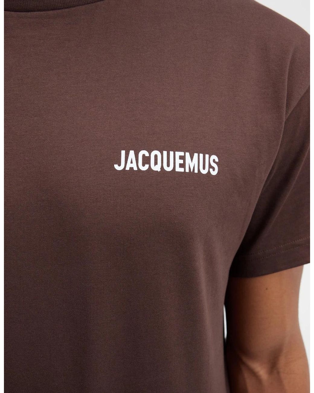 Jacquemus Purple Le Logo Printed T-Shirt for men