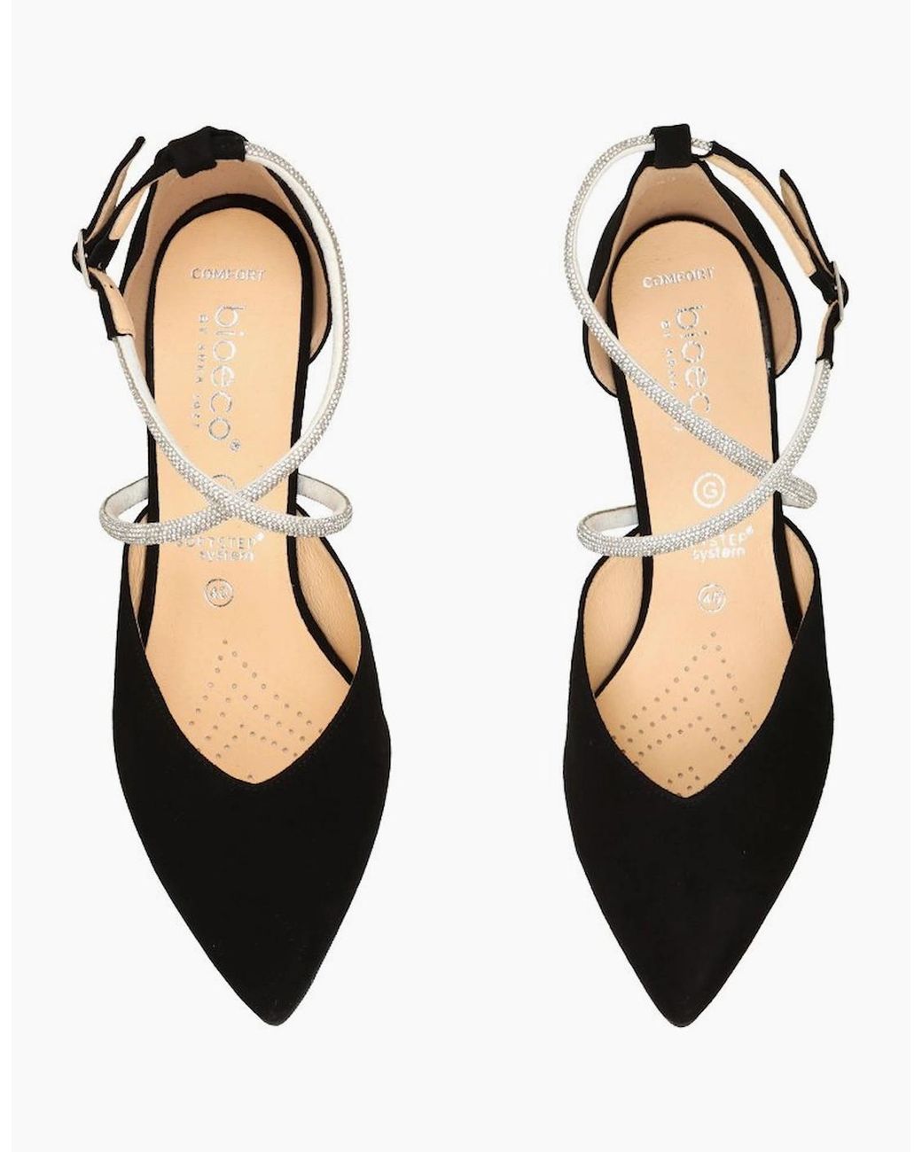 Bioeco Black Phoebe Court Shoes