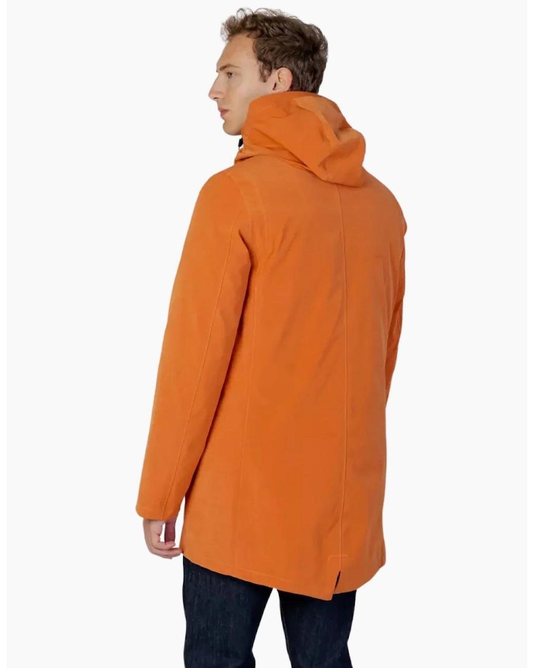 Aquascutum Orange Active 3-Way Parka Rust Jacket for men