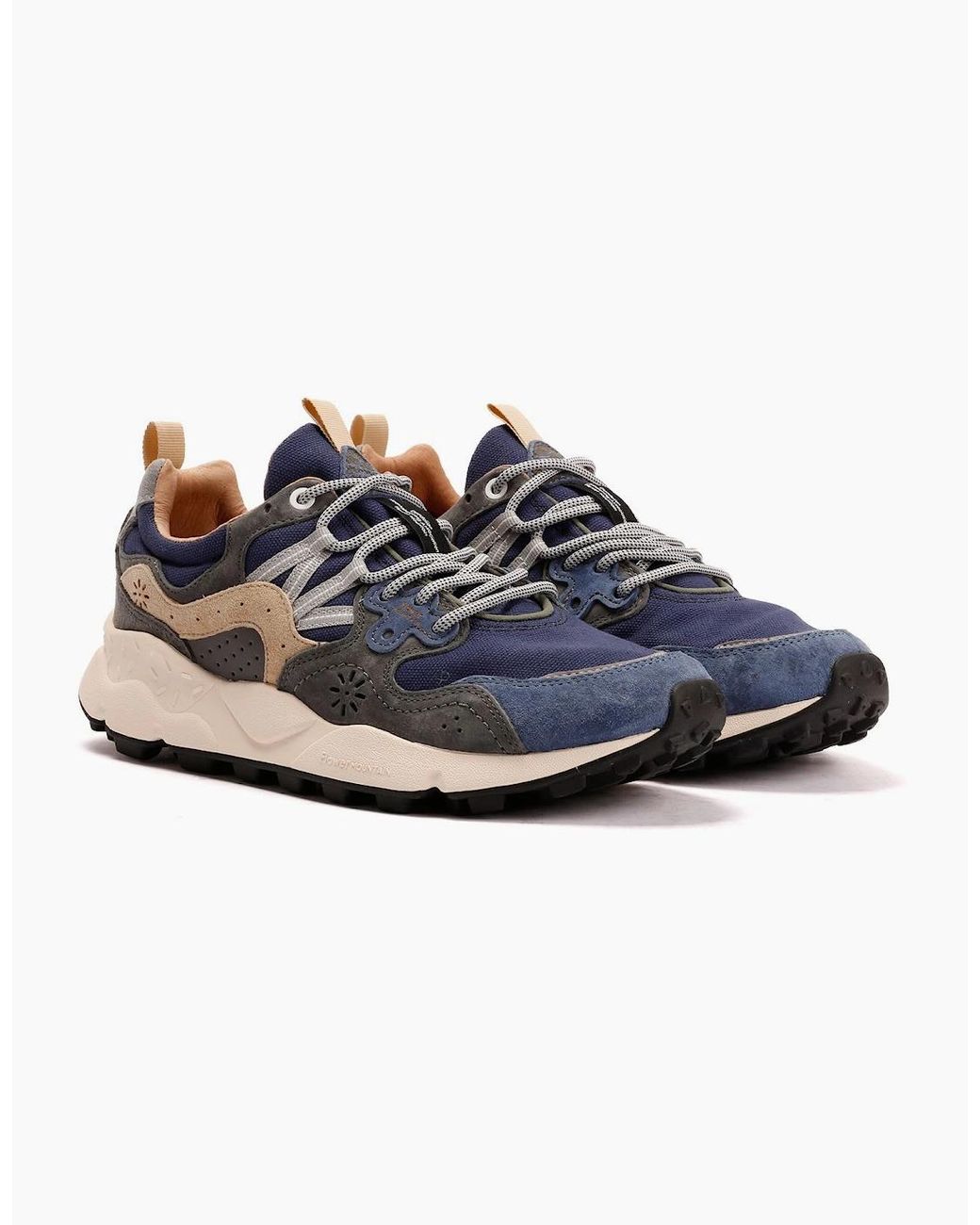 Flower Mountain Blue Yamano 3 Trainers for men