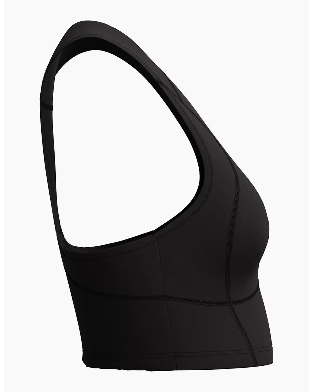 Speedo Black Ladies Ocean Flex Crop Top