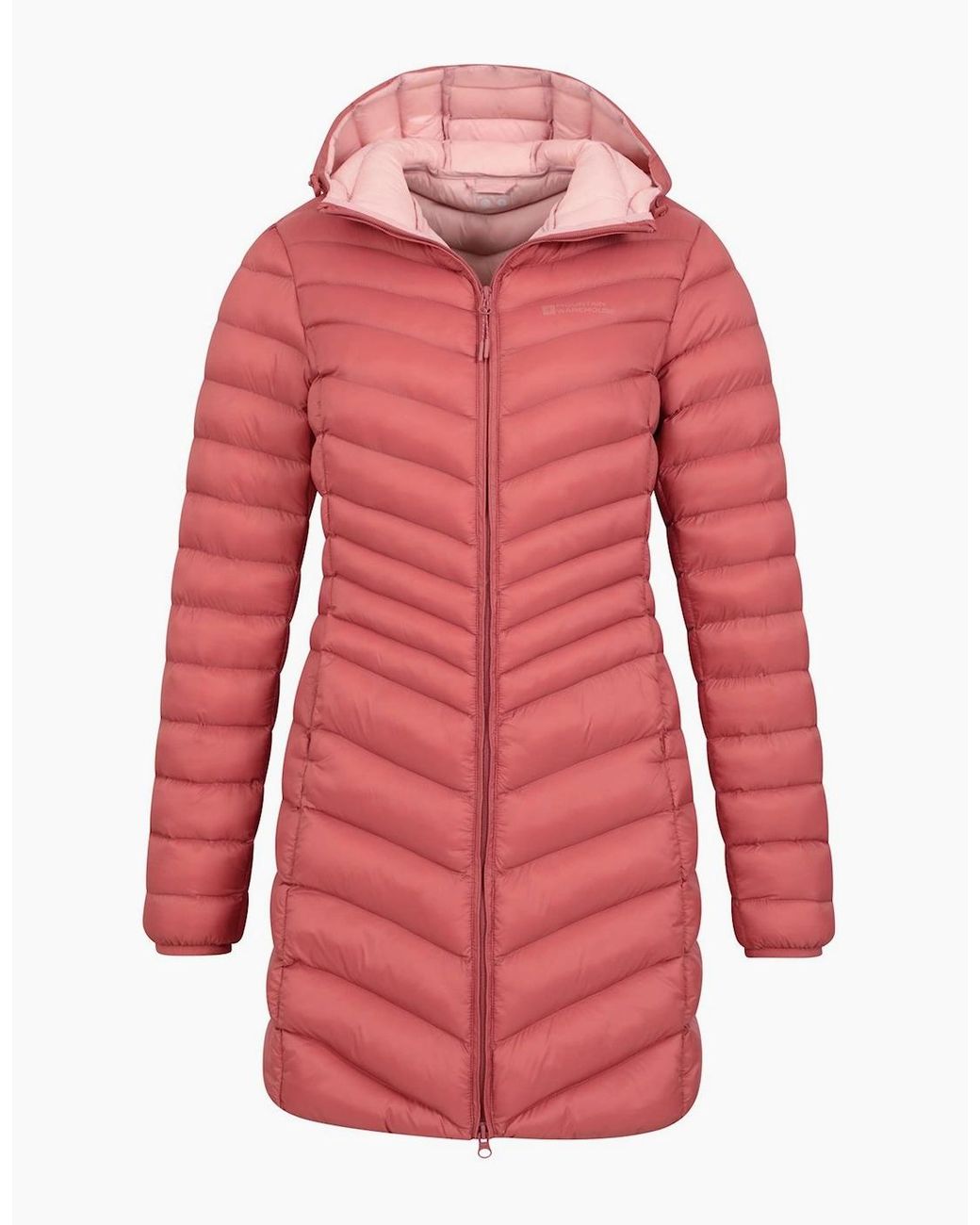 Mountain Warehouse Red Ladies Florence Long Padded Jacket