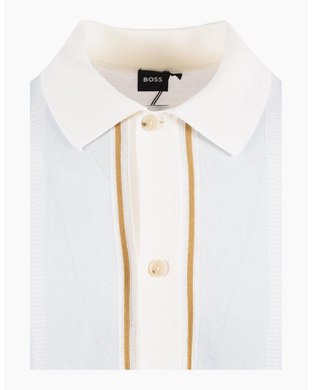 Boss White Boss Boss C Lastro Polo Open for men