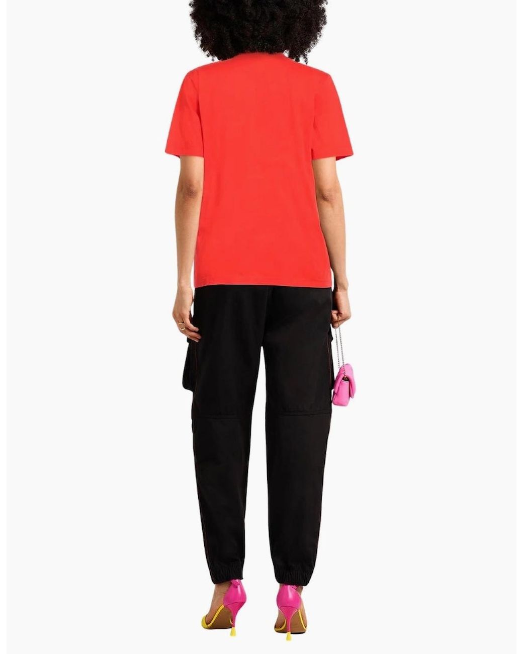 DSquared² Red T-Shirt Cotton