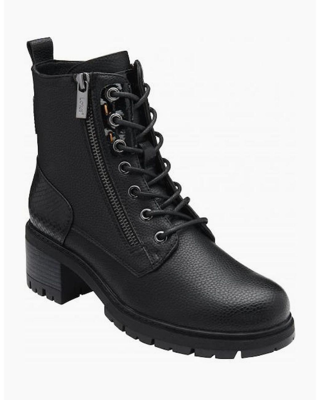 Lotus Black Jazlyn Ankle Boot