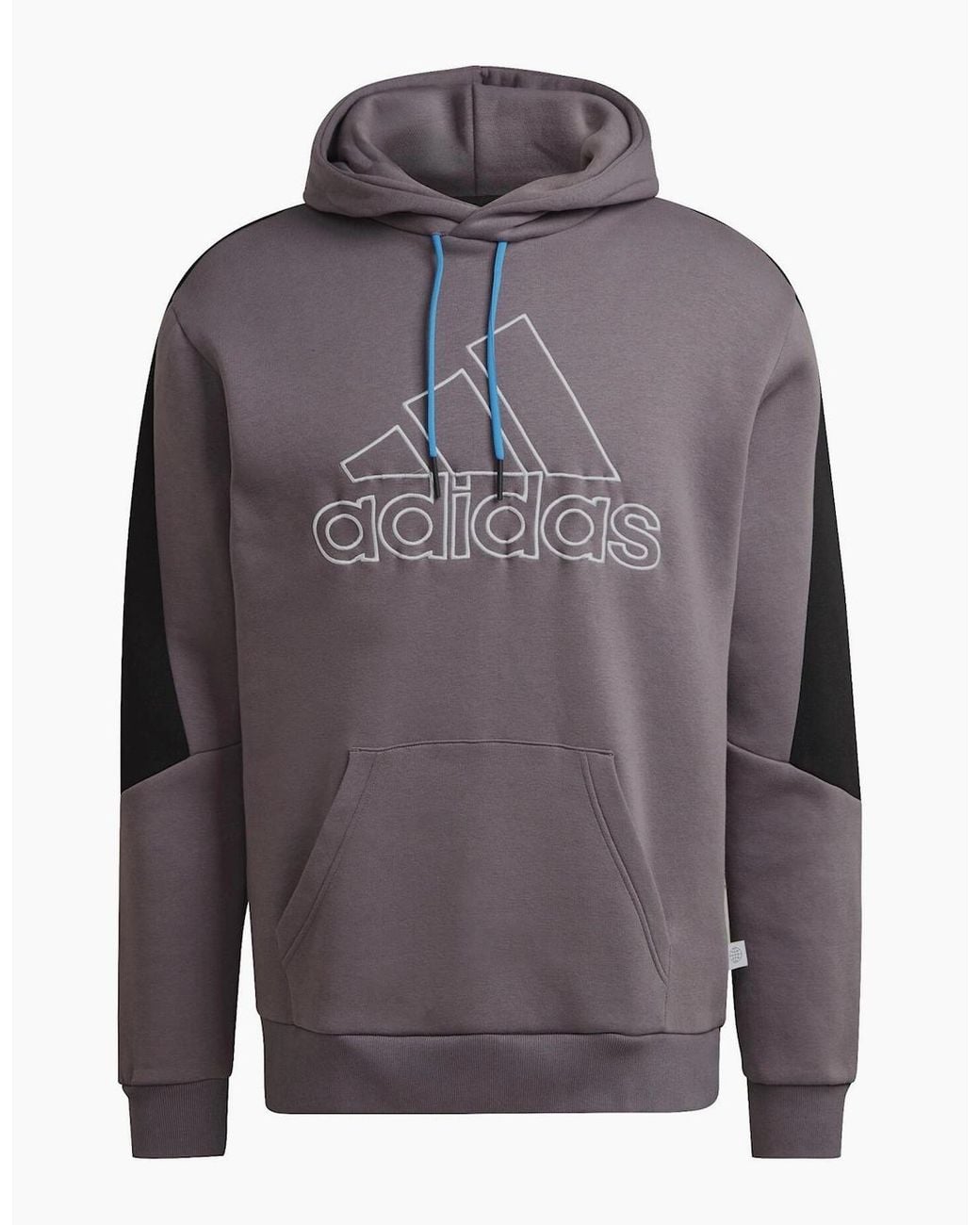 Adidas Gray Ess Future Icons Hoodie for men