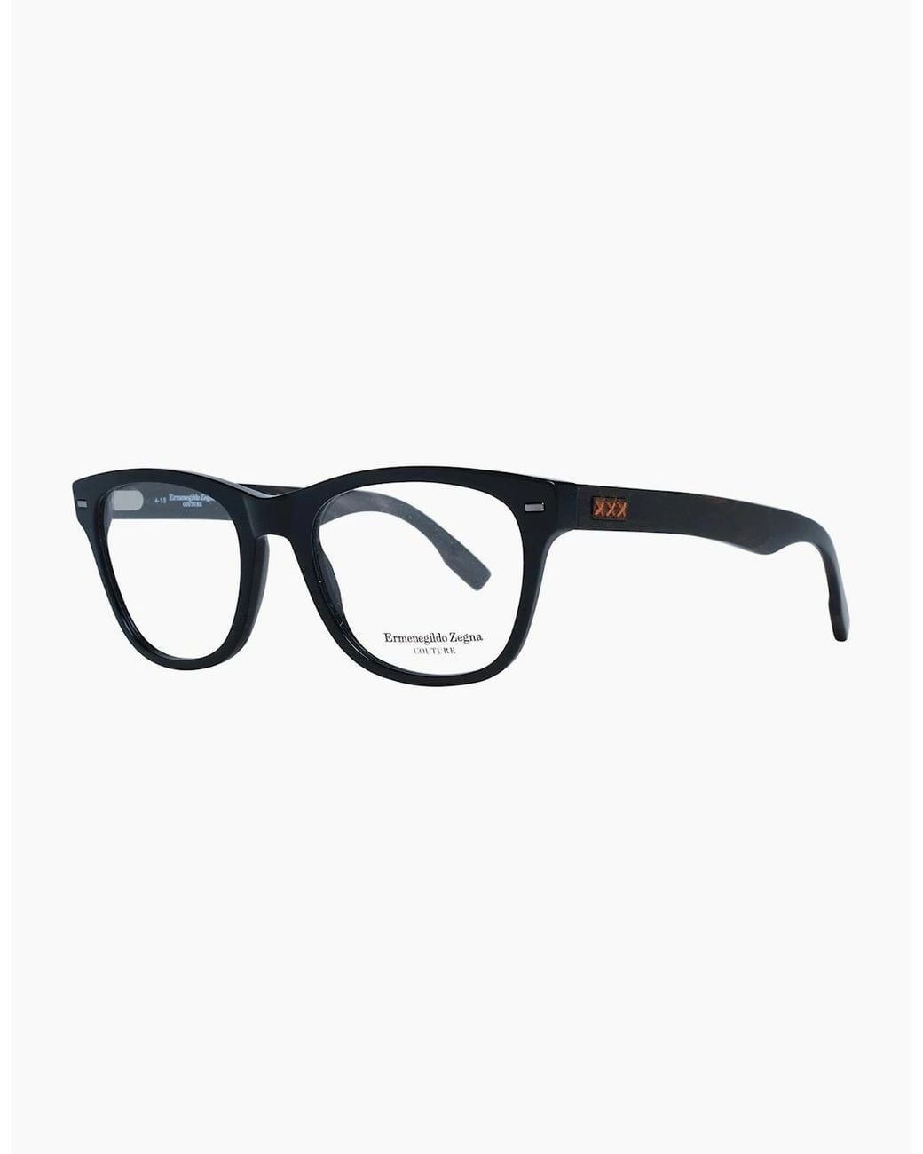 Zegna Black Optical Frame Zc5001 001 52 for men