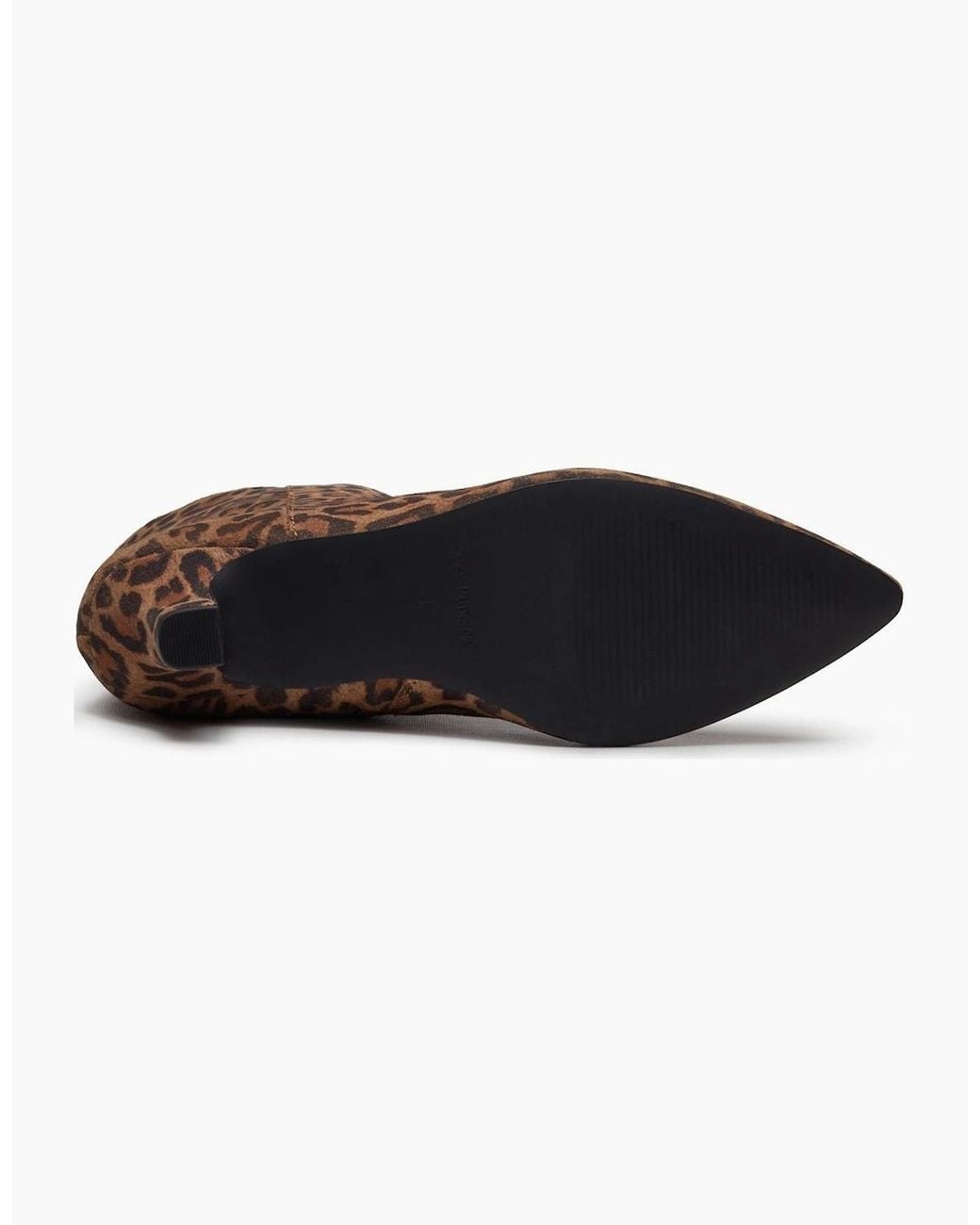 Hush Puppies Brown Nahla Heel Leather Leopard Heeled Ankle Boots