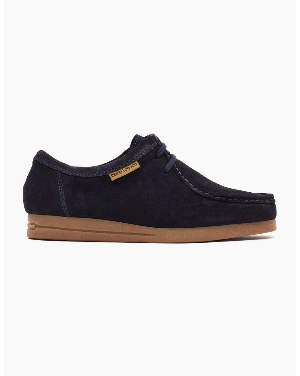 Base London Blue Koko Wallabe Shoes for men