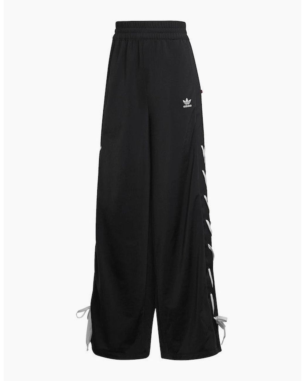 Adidas Blue Originals Wide Leg Laced Track Pants