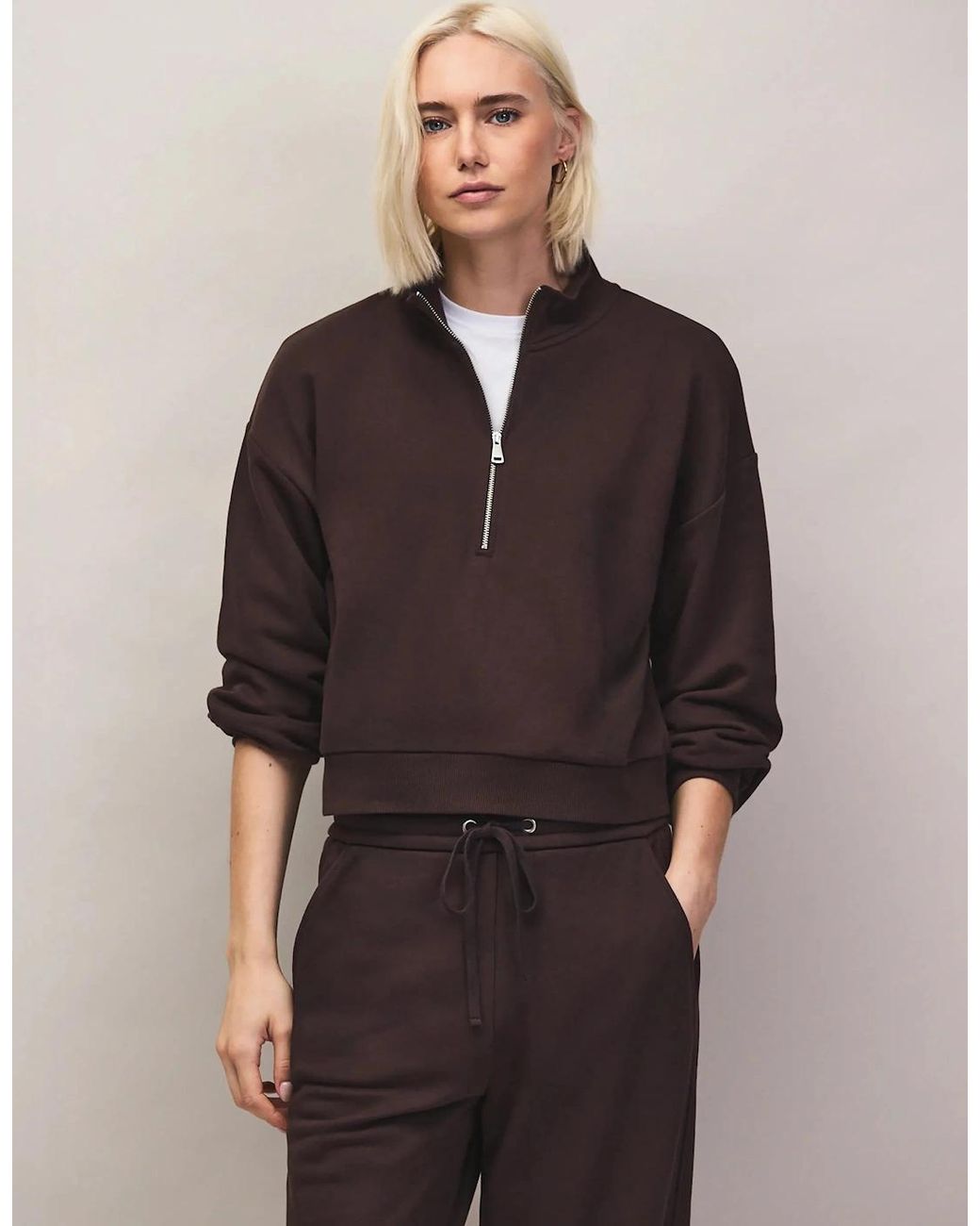 Ro&zo Red Half-Zip Sweatshirt