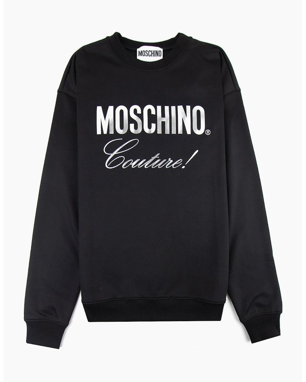 Moschino Black Couture Logo Sweatshirt for men