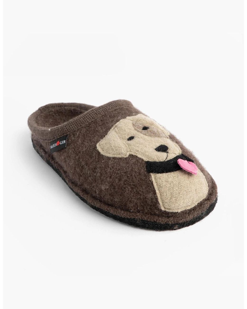 Haflinger Black Rudi Slippers