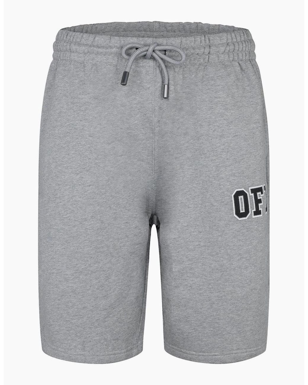 Off-White c/o Virgil Abloh Gray Off French Terry Sh for men