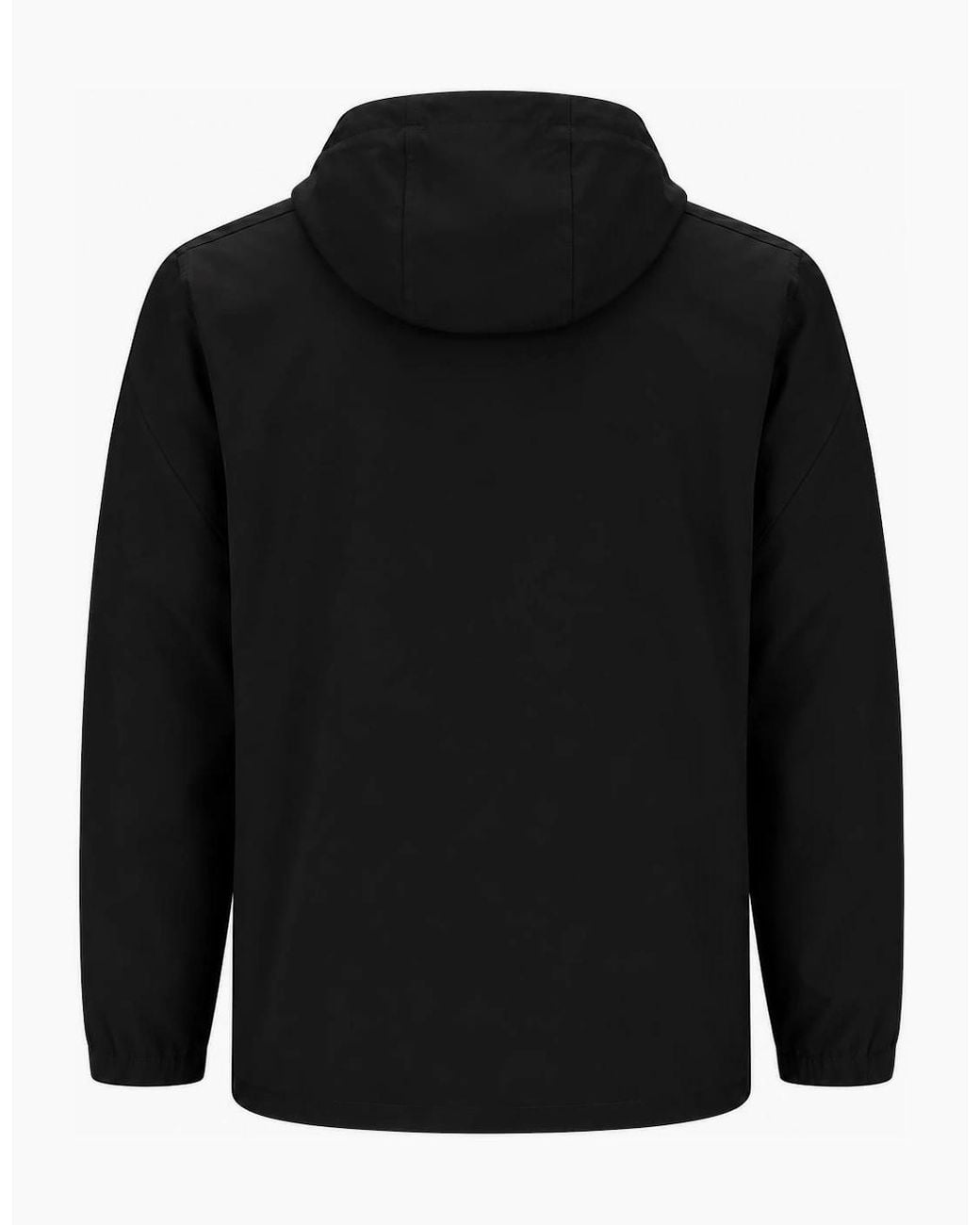 Fila Black Duran Over The Head Anorak Jacket for men