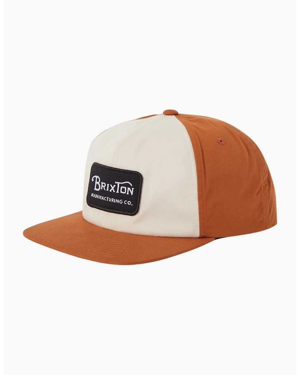 Brixton White Grade Snapback Baseball Cap for men