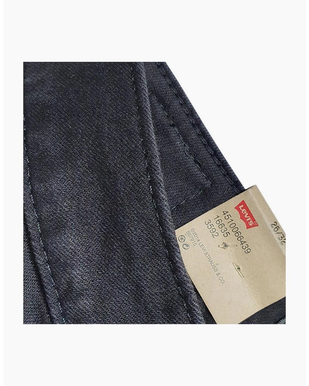 Levi's Blue Levi's Denim Jeans Super Siknny Mini Boot Bottom