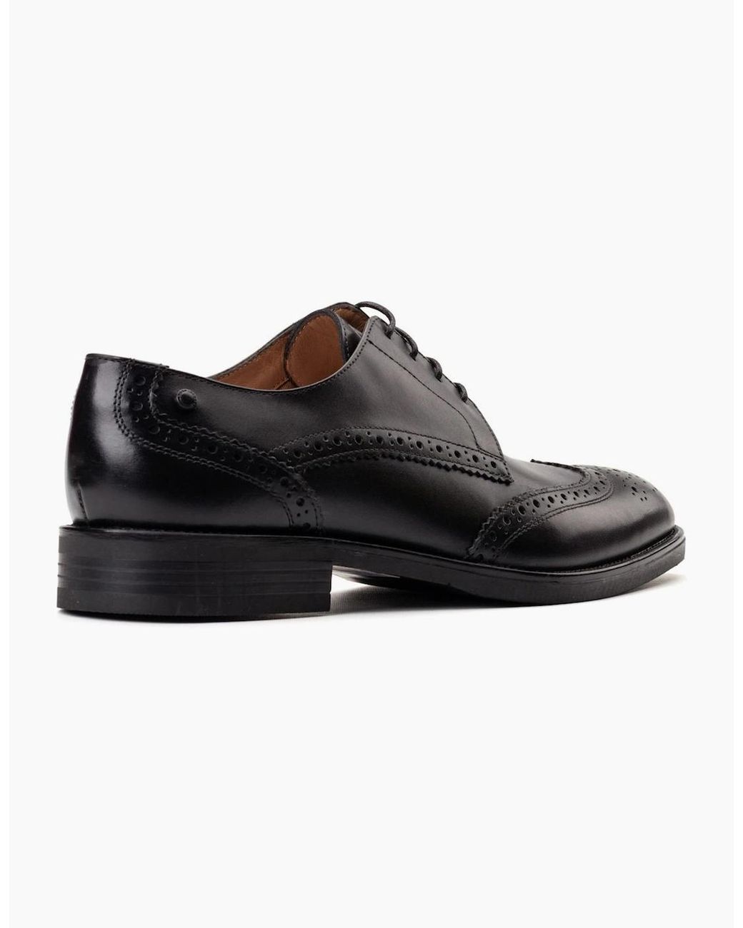 Base London Black Pocket Brogues for men