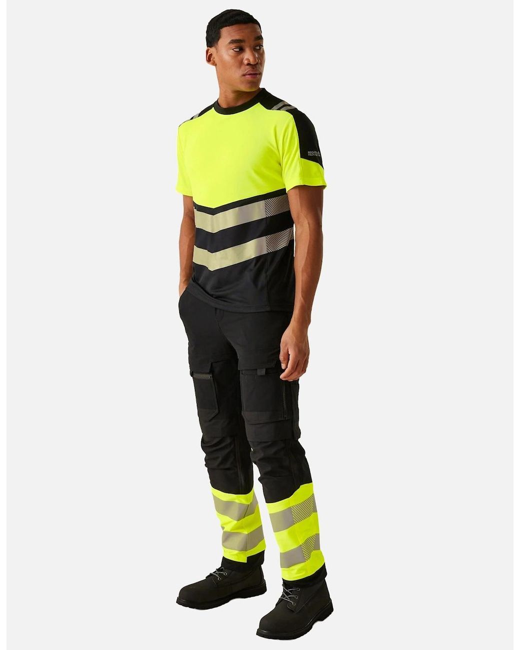 Regatta Yellow X-Pro Class 1 High-Vis T-Shirt for men