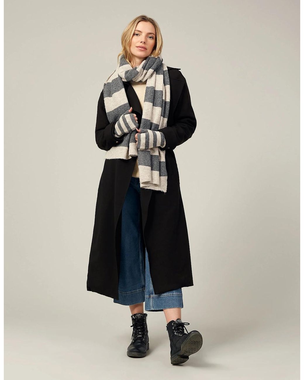 Nooki Design Gray Alexa Scarf- Mix