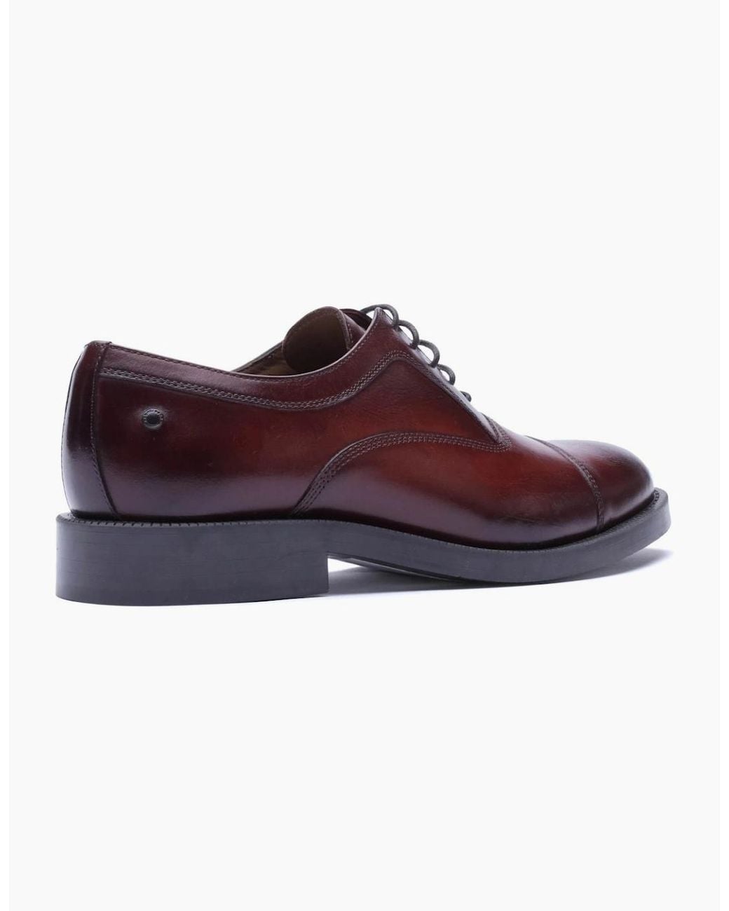 Base London Purple Roma Toe Cap Shoes for men