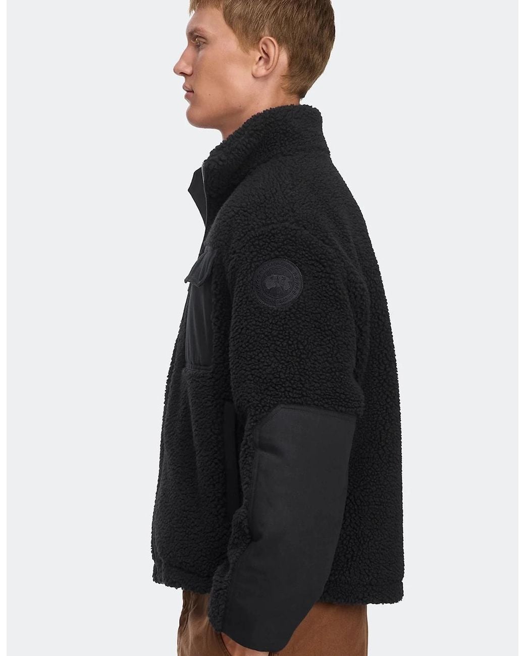 Canada Goose Black Harrier Fleece Jacket for men