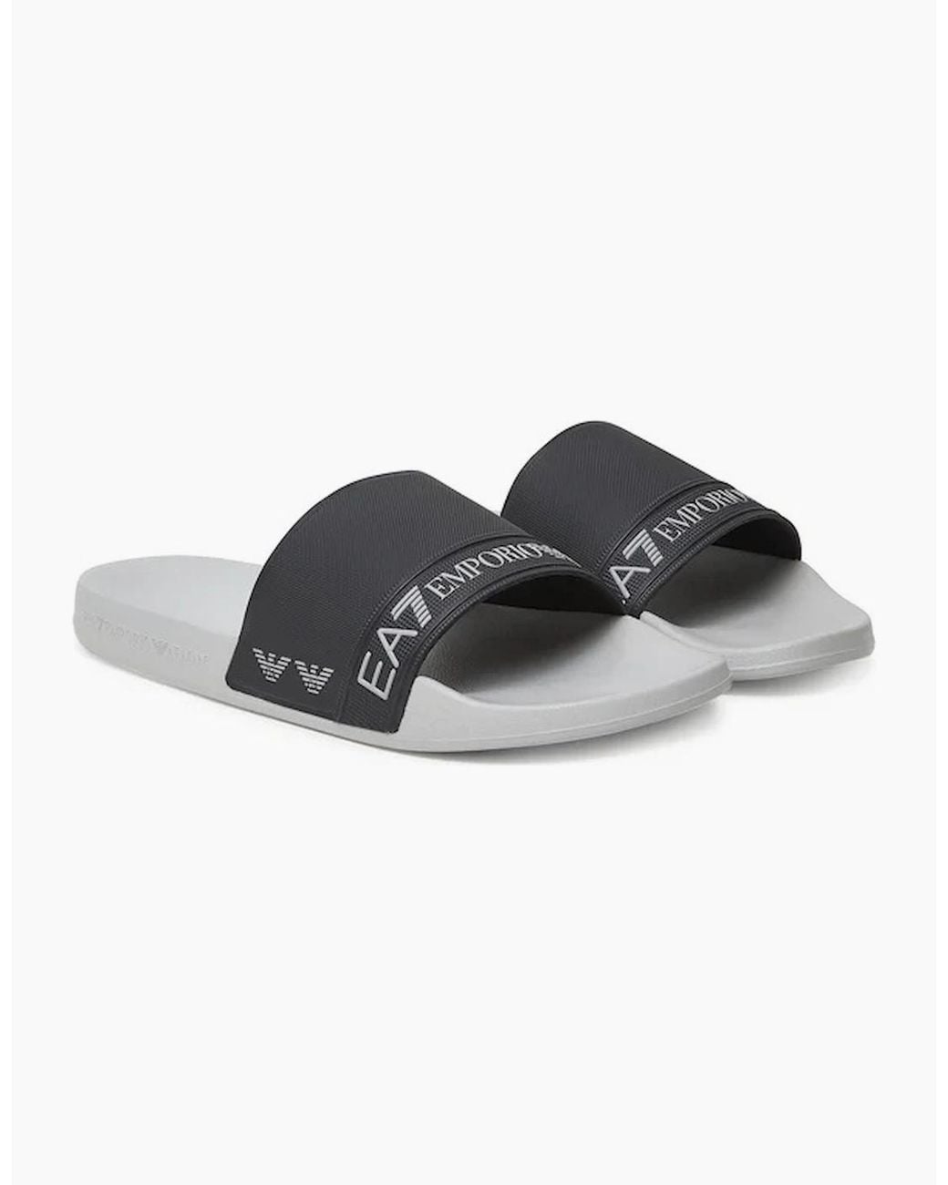 EA7 Black Scarpe Flip Flop Slide