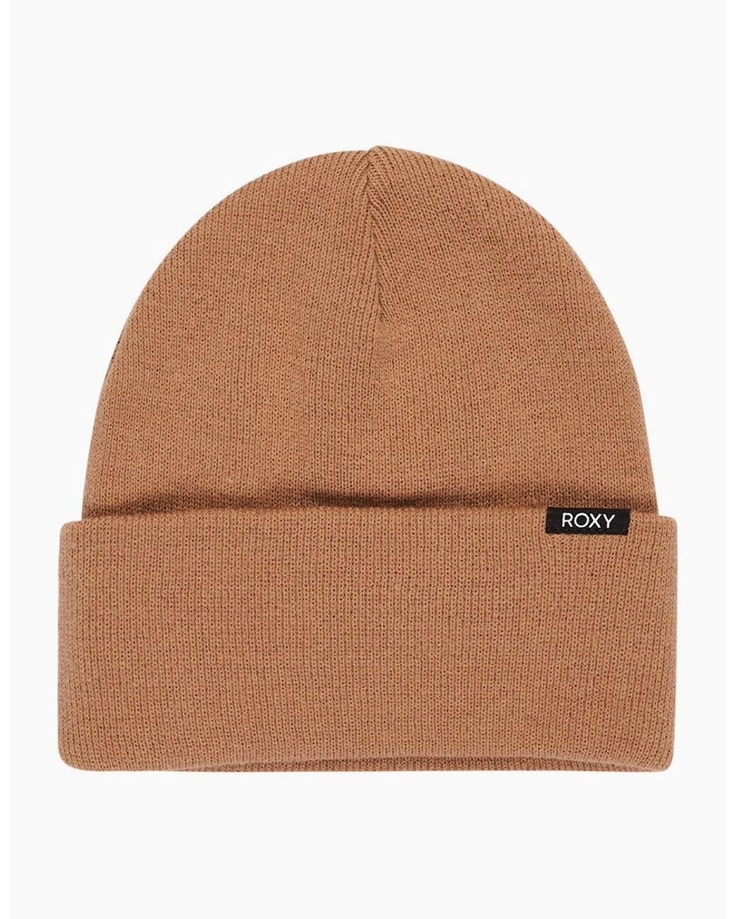 Roxy Natural Tropical Snow Rib Knit Beanie