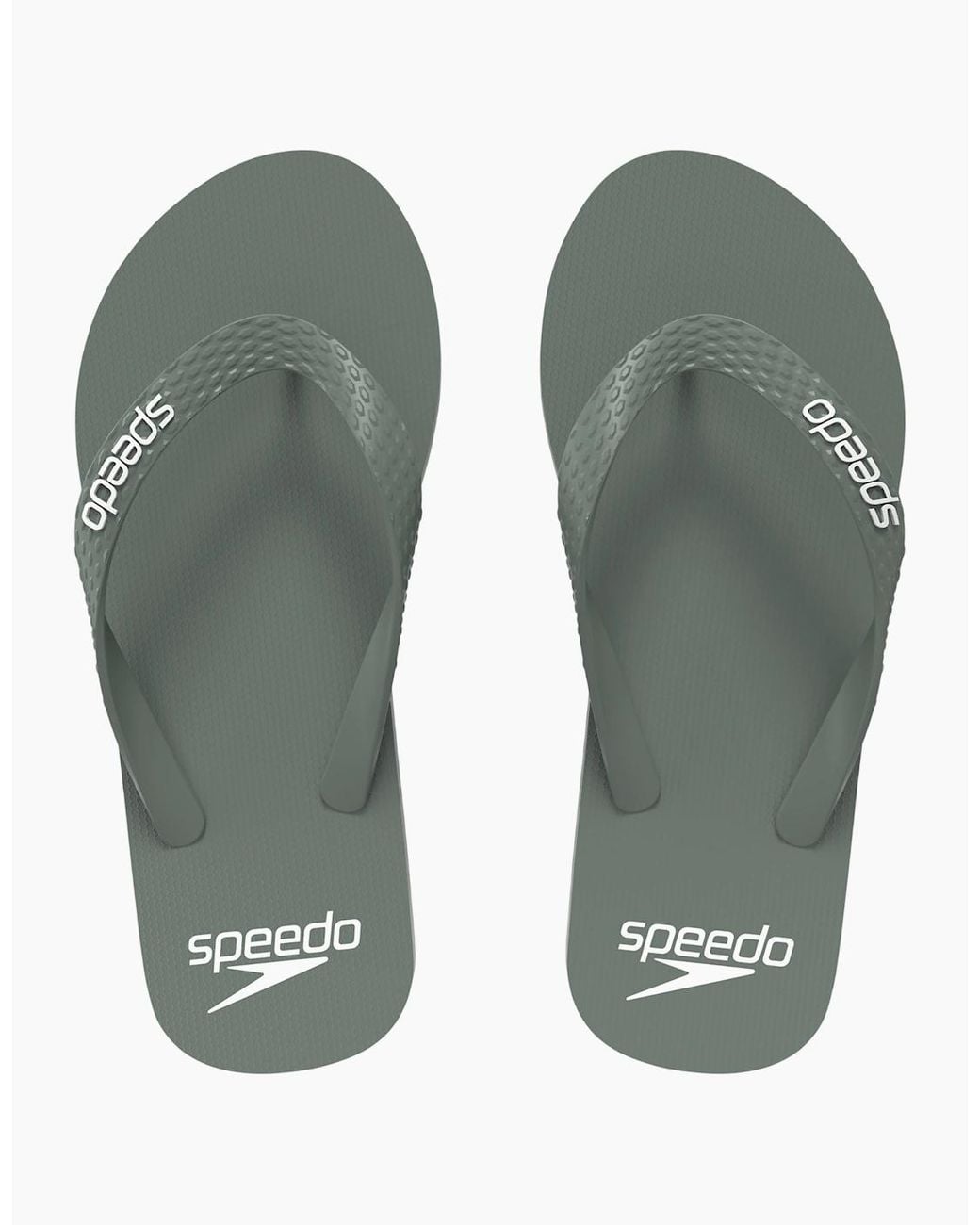 Speedo Green Logo Flip Flops for men