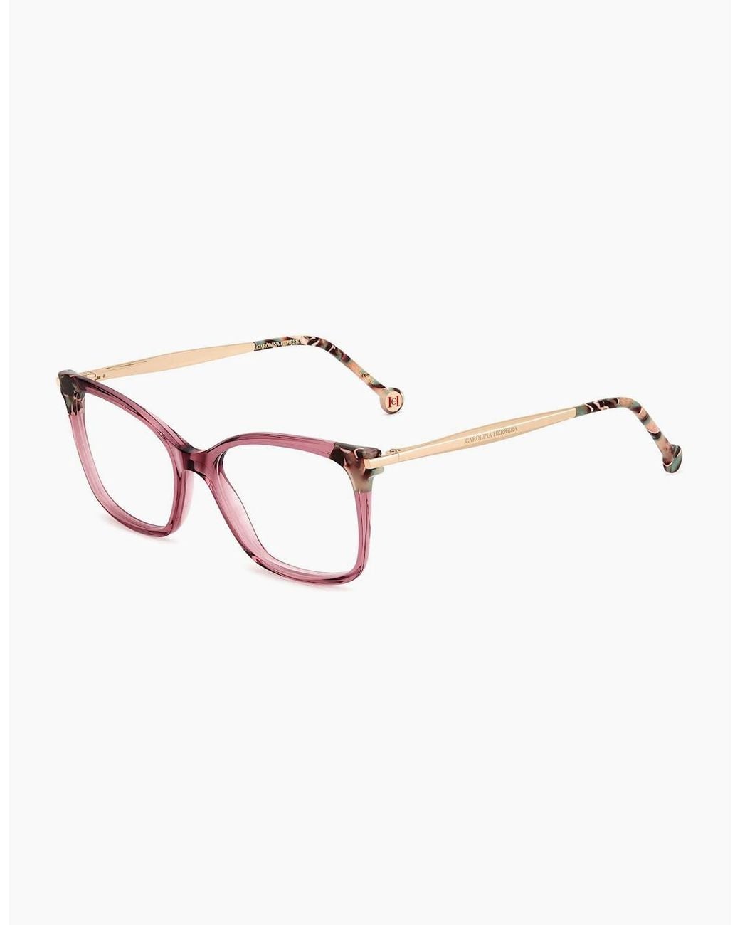 Carolina Herrera Pink Optical Frame Her 0309 Fwm17 53