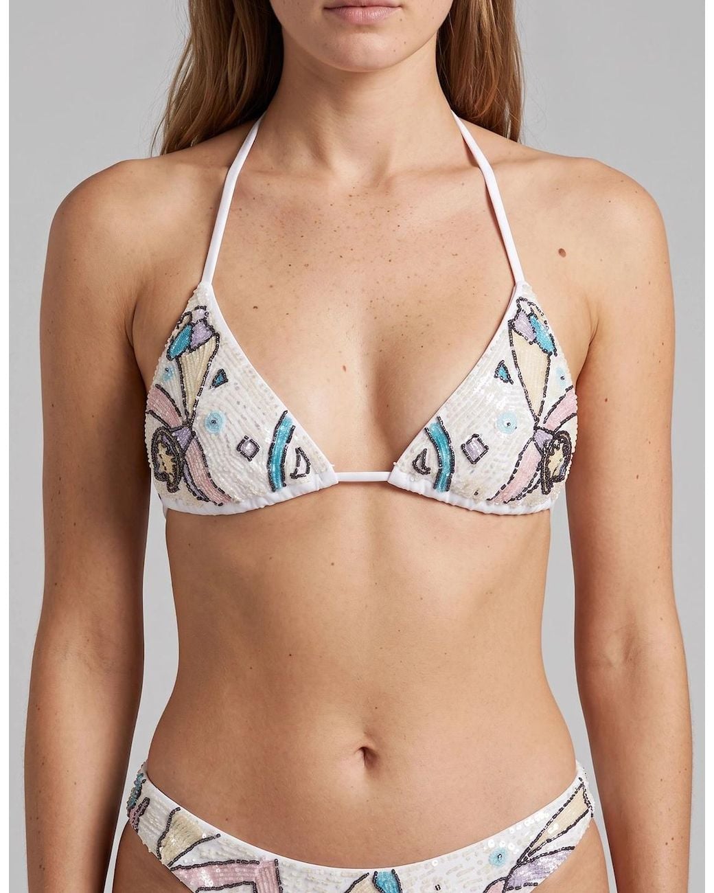 Oceanus Black Simmi Bikini Top