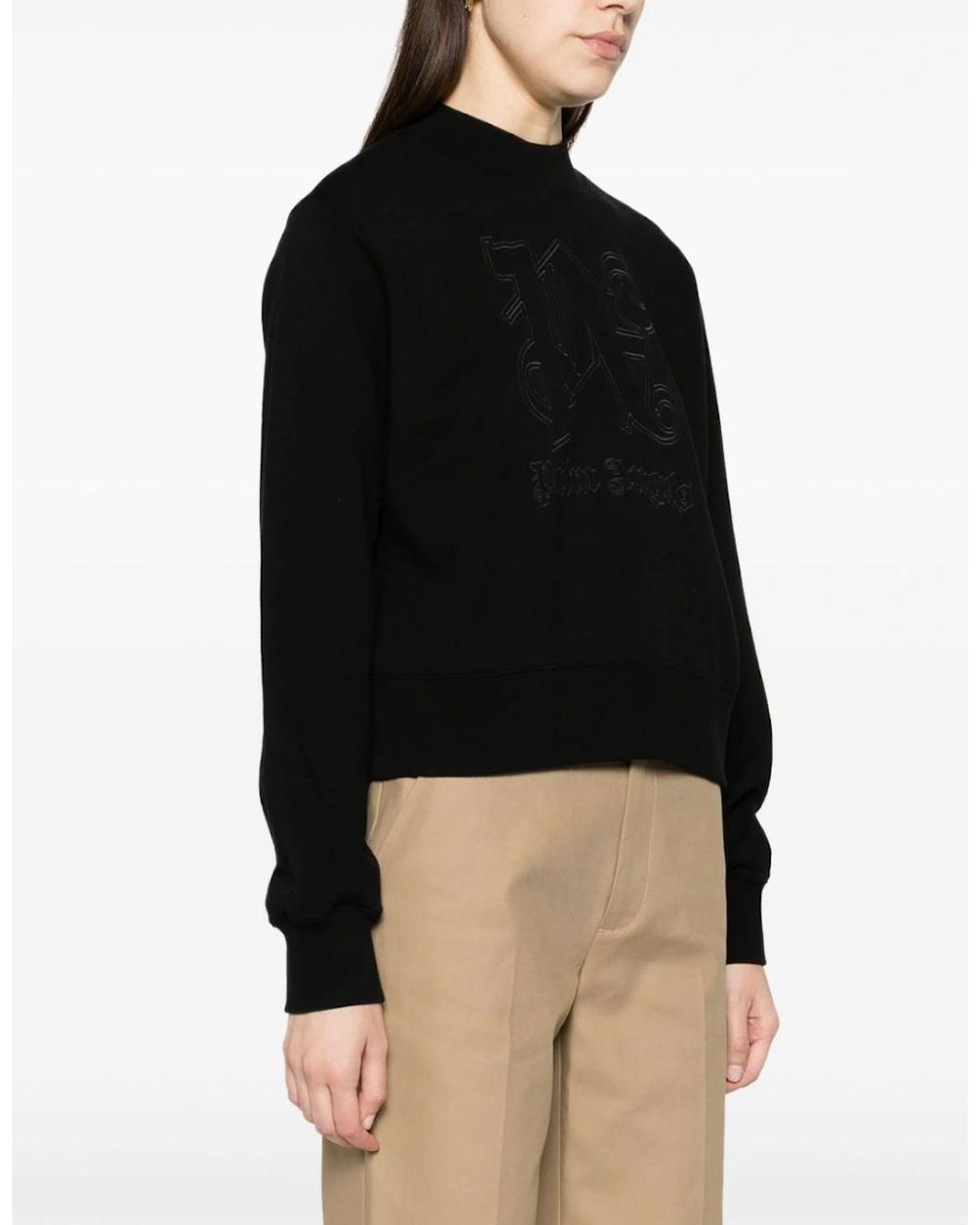 Palm Angels Black Statement Crewneck