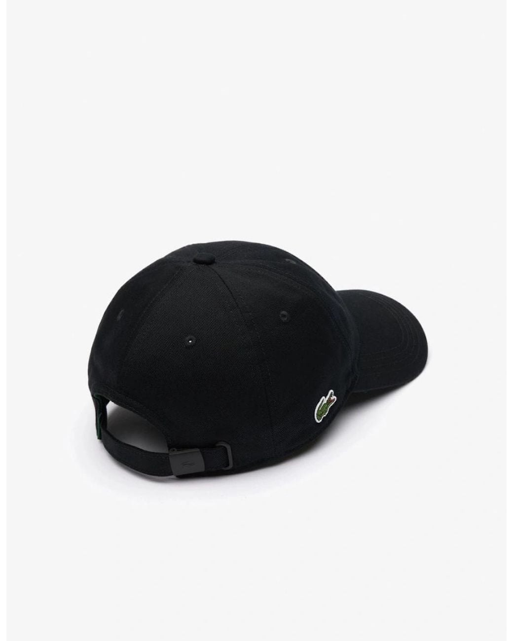 Lacoste Black Twill Cap for men