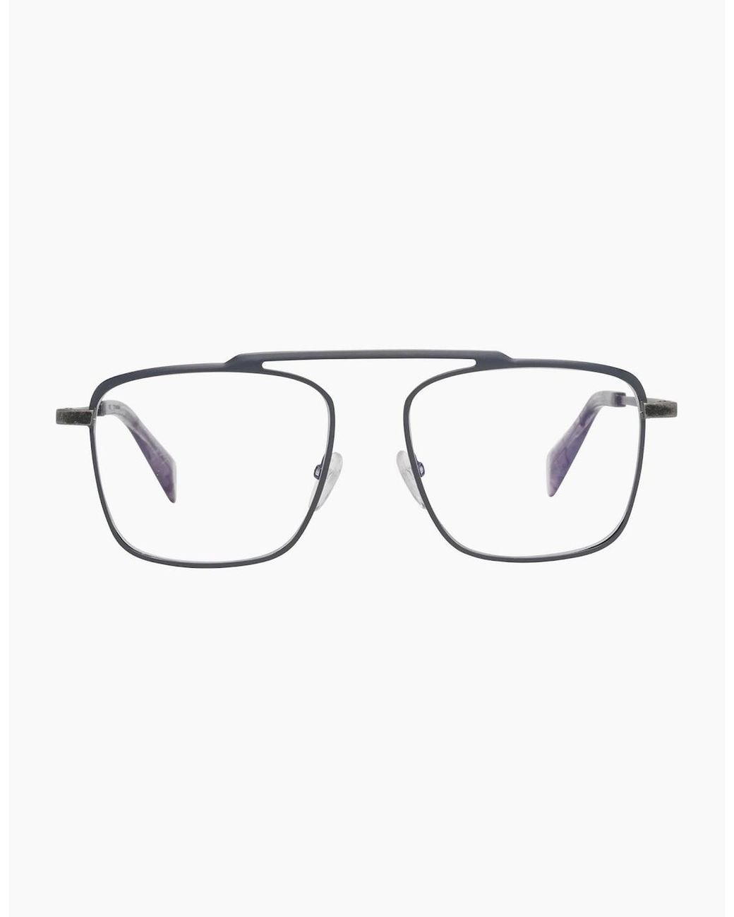 Yohji Yamamoto Gray Optical Frame Yy3017 908 53 for men