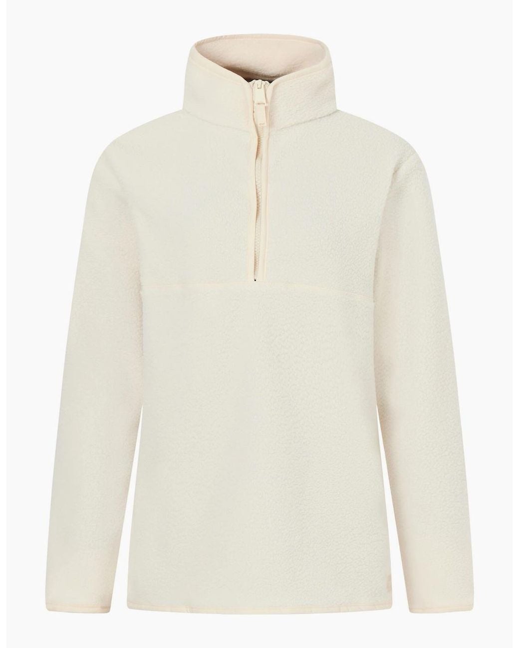 Regatta White Ladies Frankie Borg Half Zip Fleece
