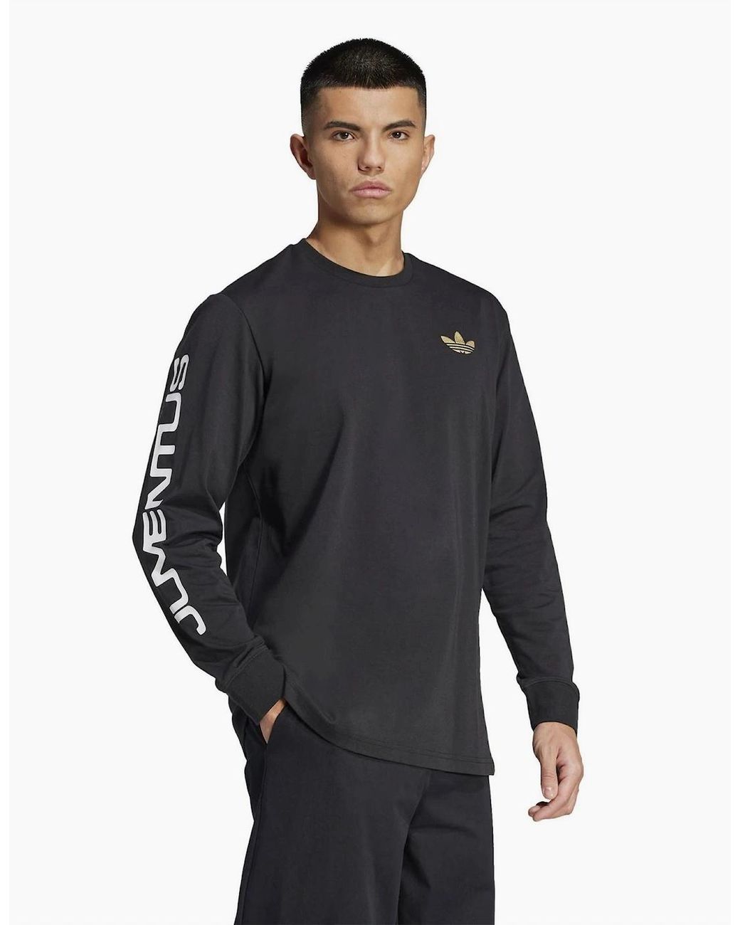 Adidas Black Juventus Graphic T-Shirt Adults for men