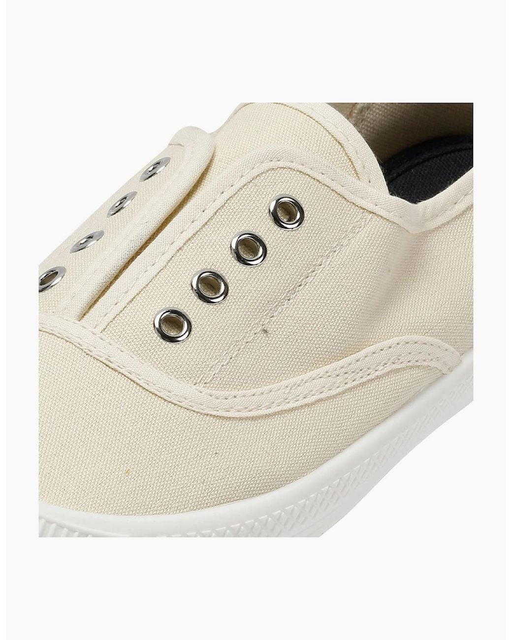 Original Penguin White Penguin Anita Canvas Off Pumps