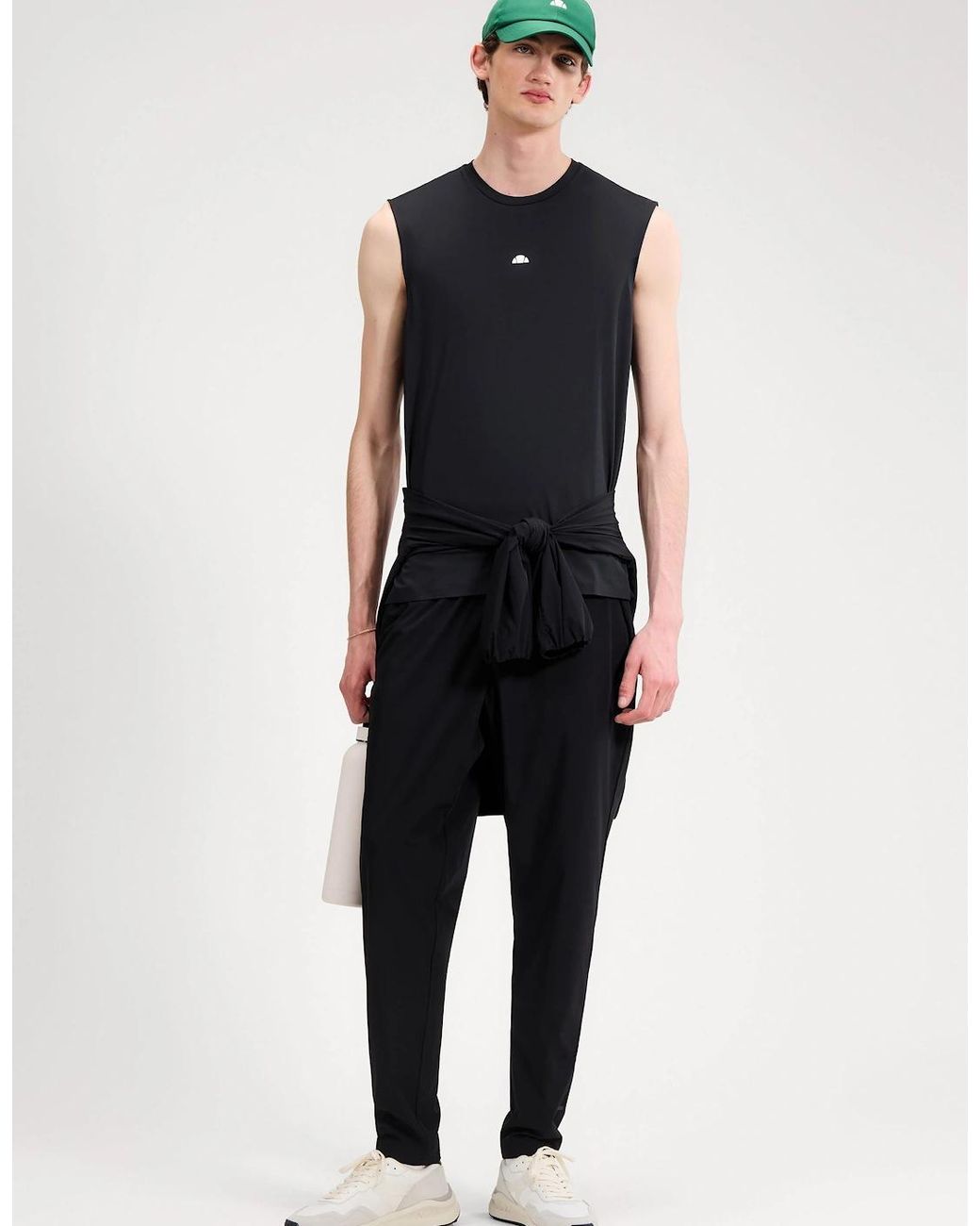 Ellesse Black Olios Vest for men