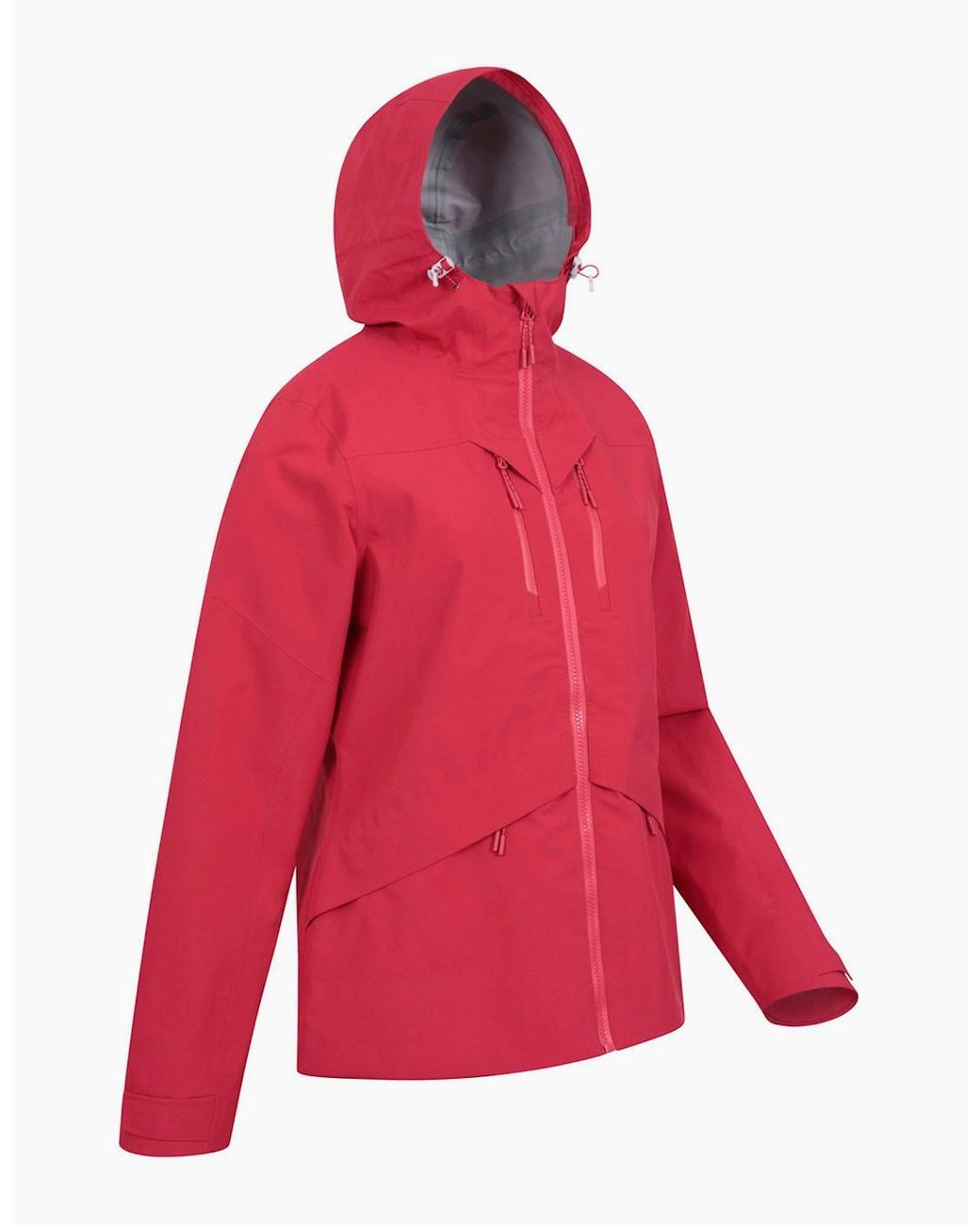 Mountain Warehouse Red Ladies Rhine Extreme 3 Layer Waterproof Jacket