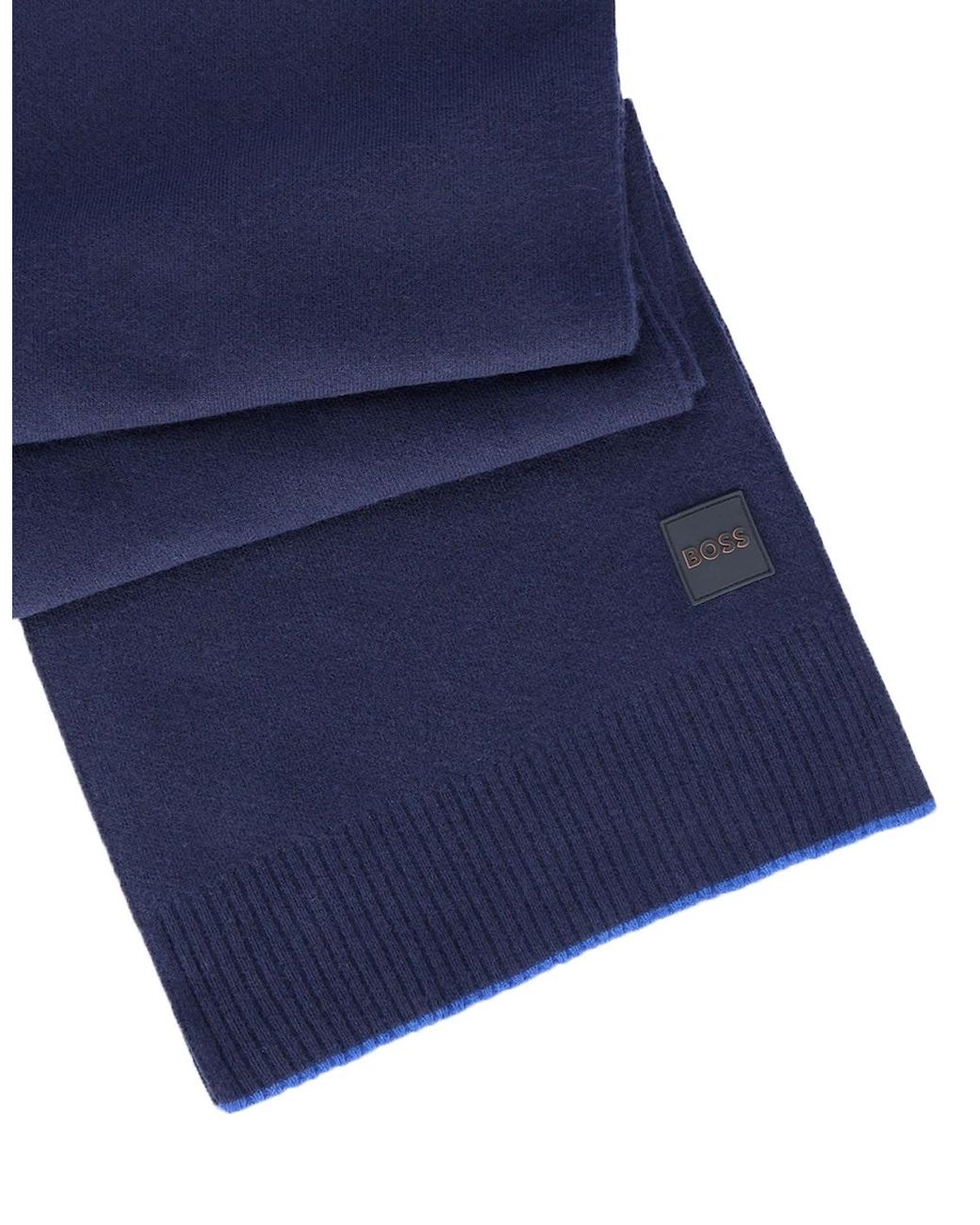 Boss Blue Boss Armato Scarf & Hat Set Dark for men